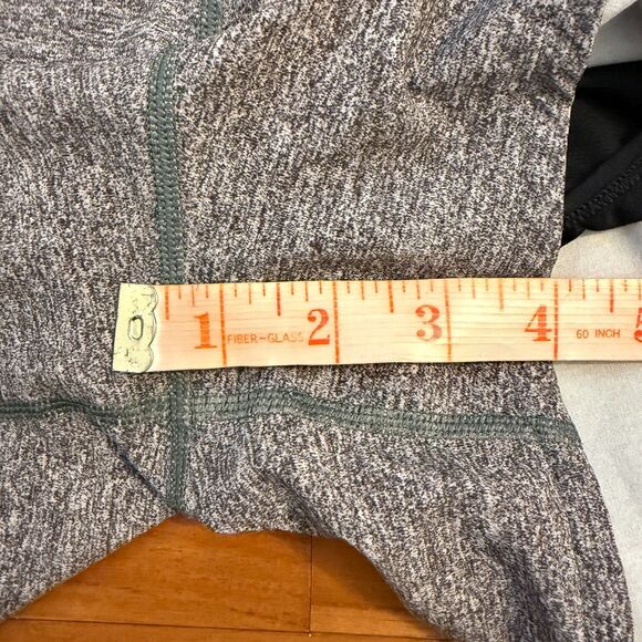 Women Lululemon Speed Up High-Rise Short 4" *Long Heather Lux Multi Black Size 8 - Picture 10 of 10